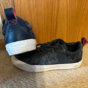 Navy blue converse all stars